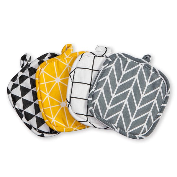 2 pcs Silicone and Cotton Owls, Black Triangles, Heat Resistant