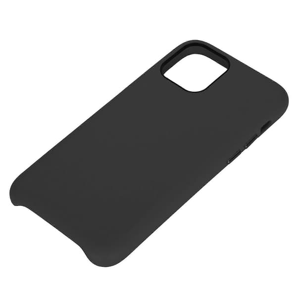 5,8-tums ultratunt stötsäkert telefonfodral för iPhone 11 Pro med mjukt anti-rep mikrofiberfoder svart