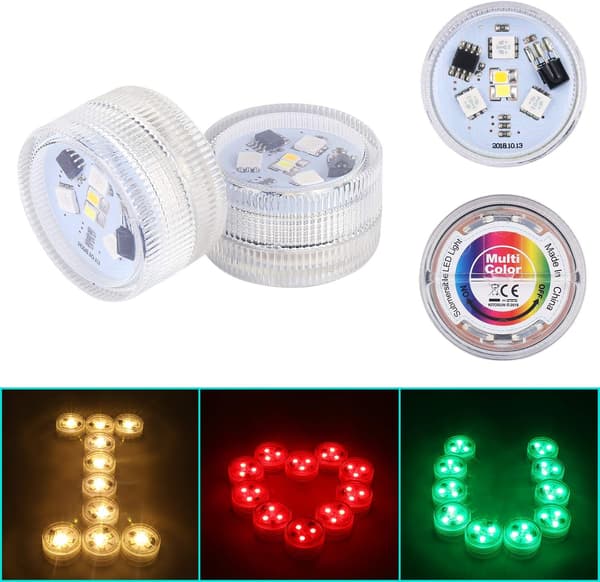 Mini LED-dykkerlamper, ALED LIGHT Vanntette undervannslamper
