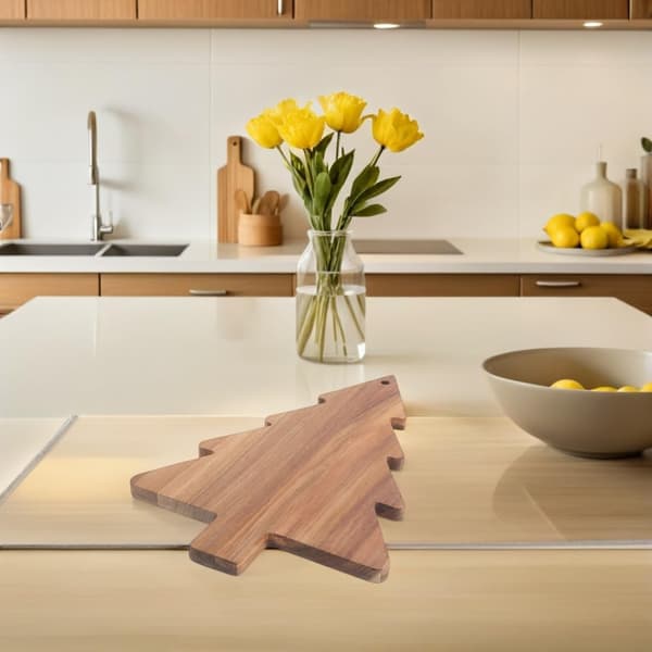 Christmas Tree Shaped Cutting Board/Serving Tray, Perfect for Serving Cheese, Vegetables, and Fruit