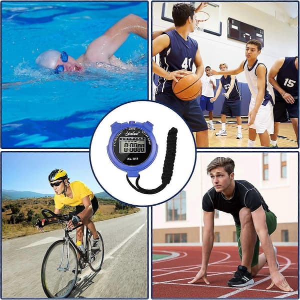2025 New Stopwatch Timer Sports Referee Digital Watch Portable Waterproof Stopwatch Interval Training Timer
