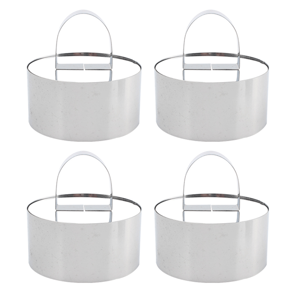 Professionel Bageform, Rustfrit Stål Non-Stick Overflade Alsidig Mousse Bageform til Perfekt Form, Tåler Hyppig Brug, Tåler Opvaskemaskine