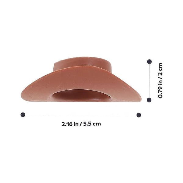 Mini cowboyhattar, 20 st små minihättor för dockdekoration dockhustillbehör