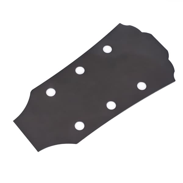 Mal for gitarhode, produksjonsform for LP-gitarer, kromerstatning, svart