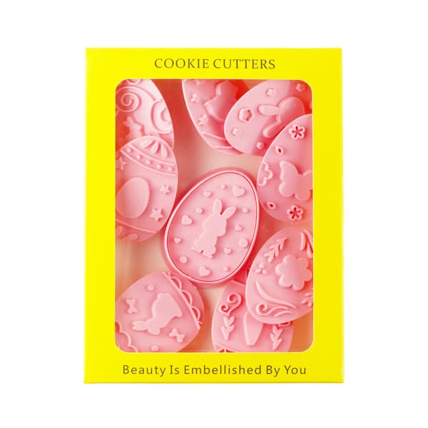 9 stk. plastikkutstikkere for eggkjeks