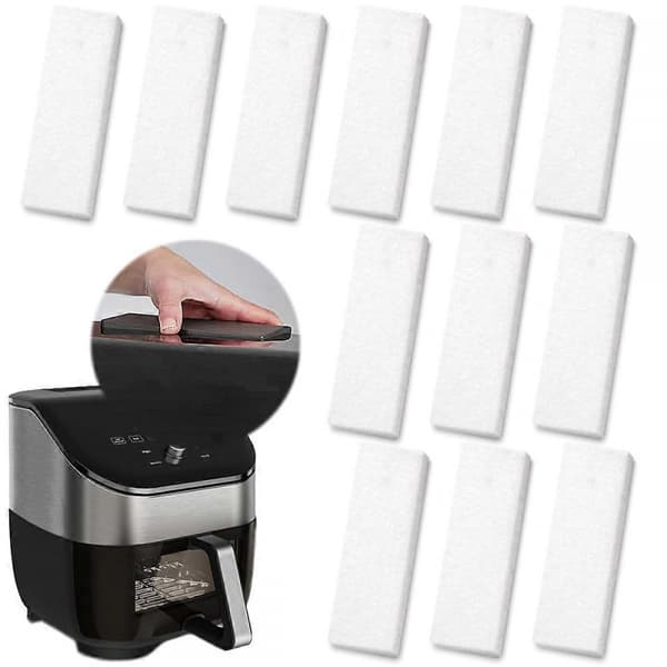 12 stk. luftfrityrfilter, kompatibel med Instant Vortex Plus 6 Quart luftfrityr med filtreringssystem, effektiv