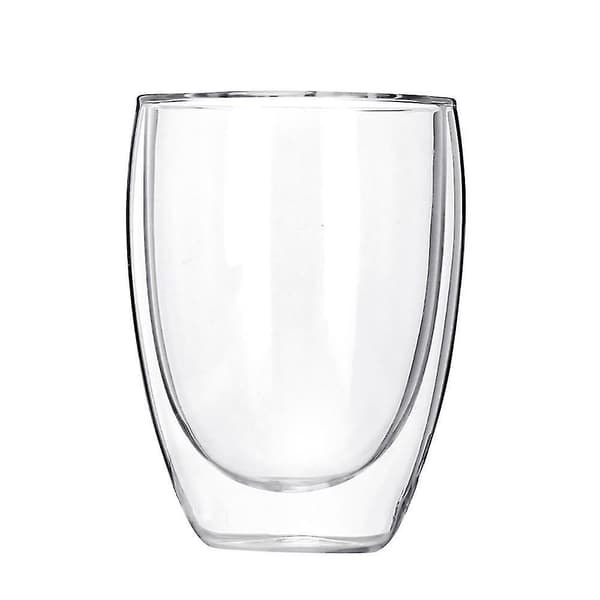 200 ml kaffeglas dubbelväggigt värmeisolerat dricksglas tekopp kaffemugg