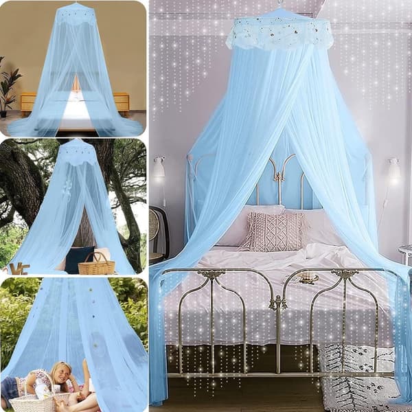 Mosquito net bed, bedspread, queen size single bed, double bed, mosquito net