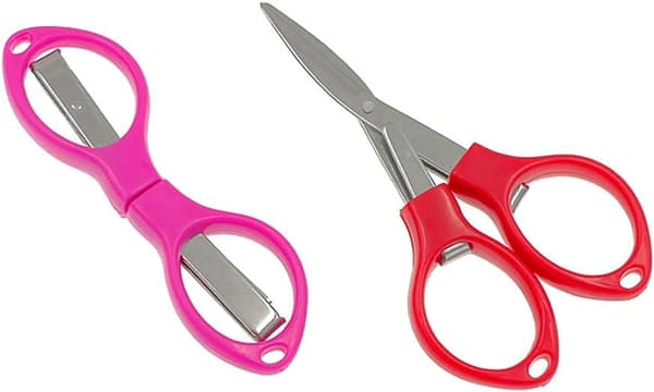 Sammenfoldelige lommeknive, glasformede miniknive til fiskeri