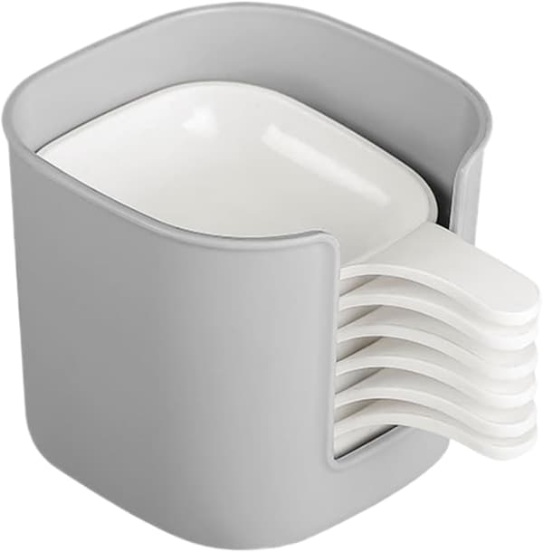 Sauce bowl, dip bowl, serving tray, with handle, stackable, ideal for yogurt, cooking, restaurants (FMY)