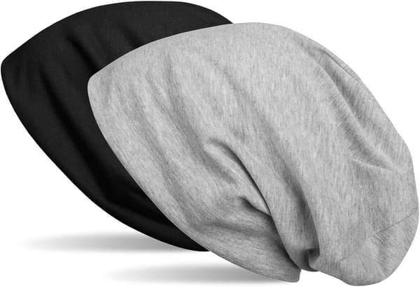 Vendbar Beanie i Ensfarvet, Blød Beanie, Let og Blød