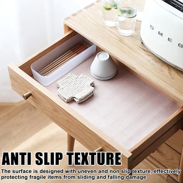 Non-slip mat - 500x30 cm - Drawer mat - Antifouling pads - Kitchen drawer protector