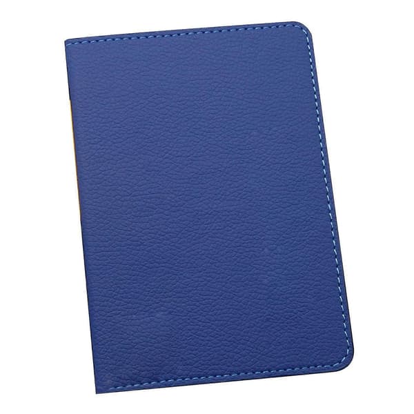 Solid Portable Passport Holder ID Card Protection Organizer Rose Red Rose Red
