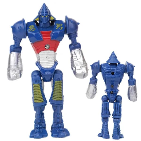 8 stk. Anime Real Steel Adam Raider LED Robot Actionfigur Model Legetøj Gave til børn