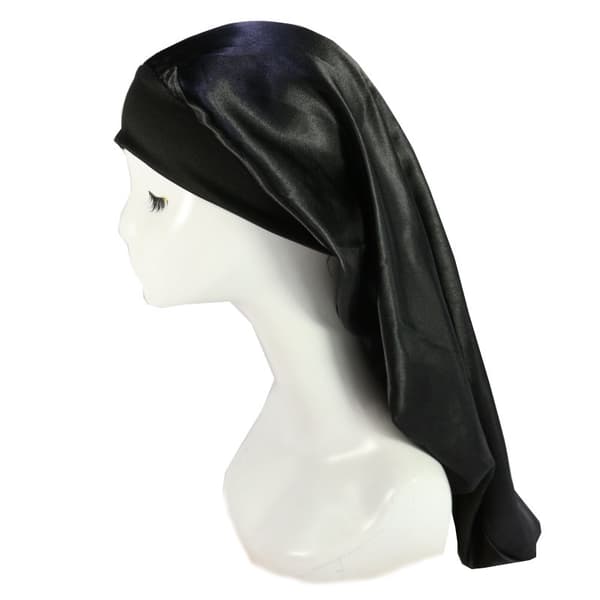 Høy Elastisitet Bredbremmet Bonnet, Lang Hårpleiehette, Langermet