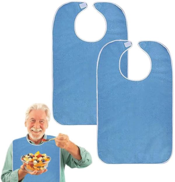 ING Hagesmække til voksne, vaskbare og genanvendelige, sæt med 2, blå, 75 × 45 cm