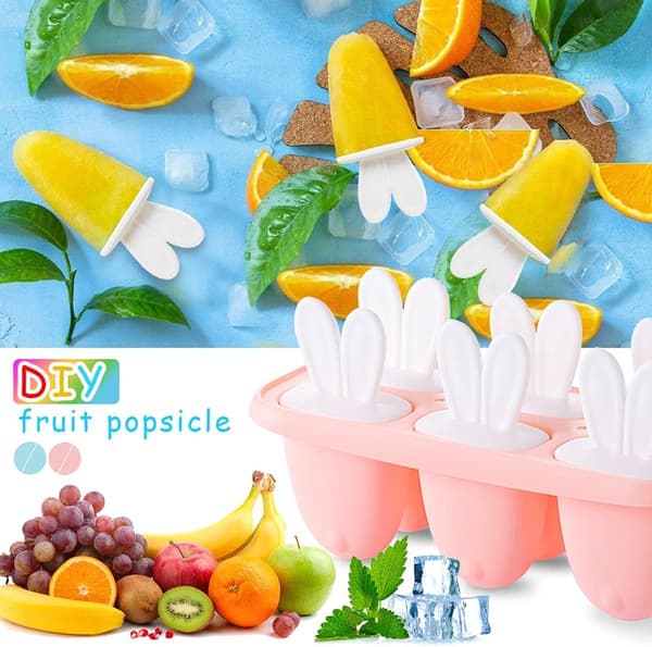 Isform til ispinde - Isforme - Genanvendelige ispindeforme - Forme til is - Pop-up forme - Isforme