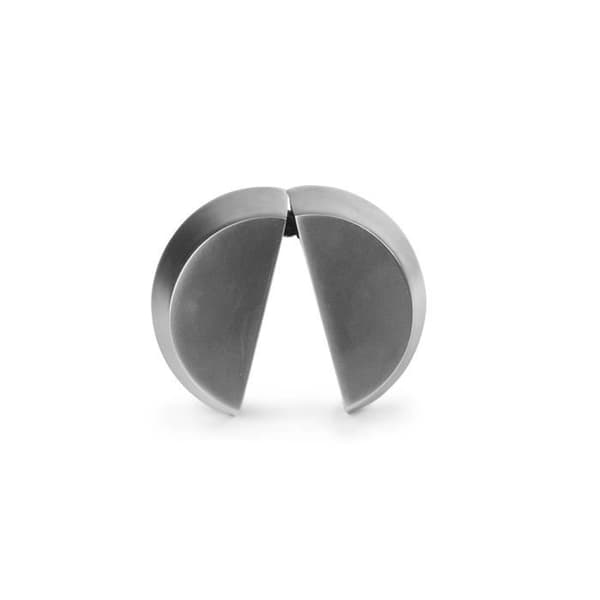 Coupe Capsule - Lyx - Metalli - 6 cm - Harmaa - 1 kpl Metalli Rostfritt stål