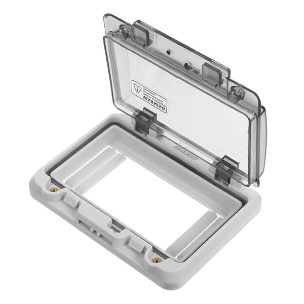 Waterproof Electrical Box Cover with Transparent Design for Easy Monitoring and Versatile Use Multi 6-Way[DB]