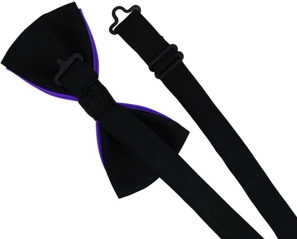 Slips til mænd, færdigbundet justerbart slips til formel smoking-slips, elegant slips str. one size, farve one. -