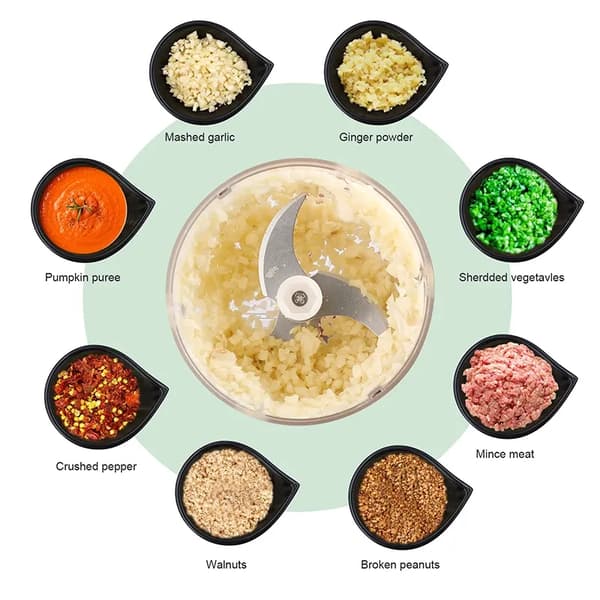 Bærbar USB-drevet foodprocessor, 250 ml