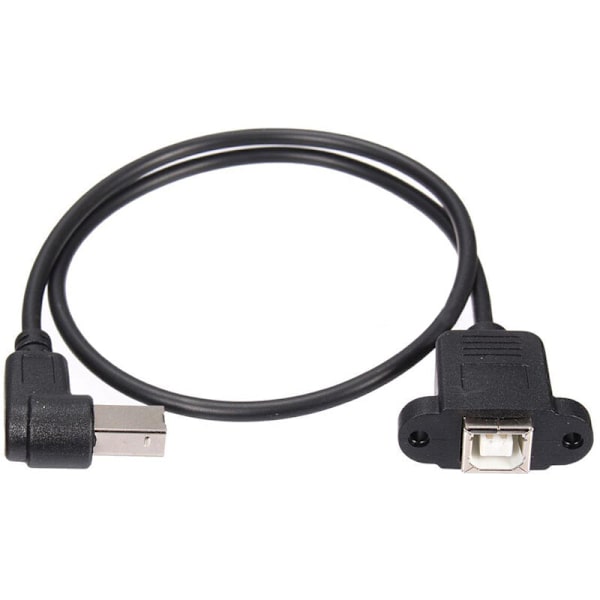 USB 2.0 B Male to USB B Socket Panel Printer Extension Cable 50cm