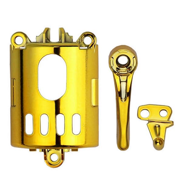 2X Clipper Modifisert Skall Hårklipper Deksel Beskyttelse for Erstatningstilbehør 8148 8591 Kit Gull