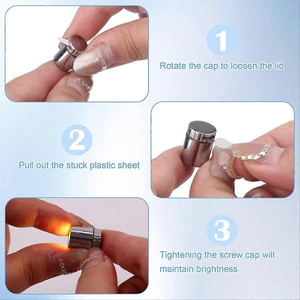 50 stk. miniature LED-lys mini elektriske lamper
