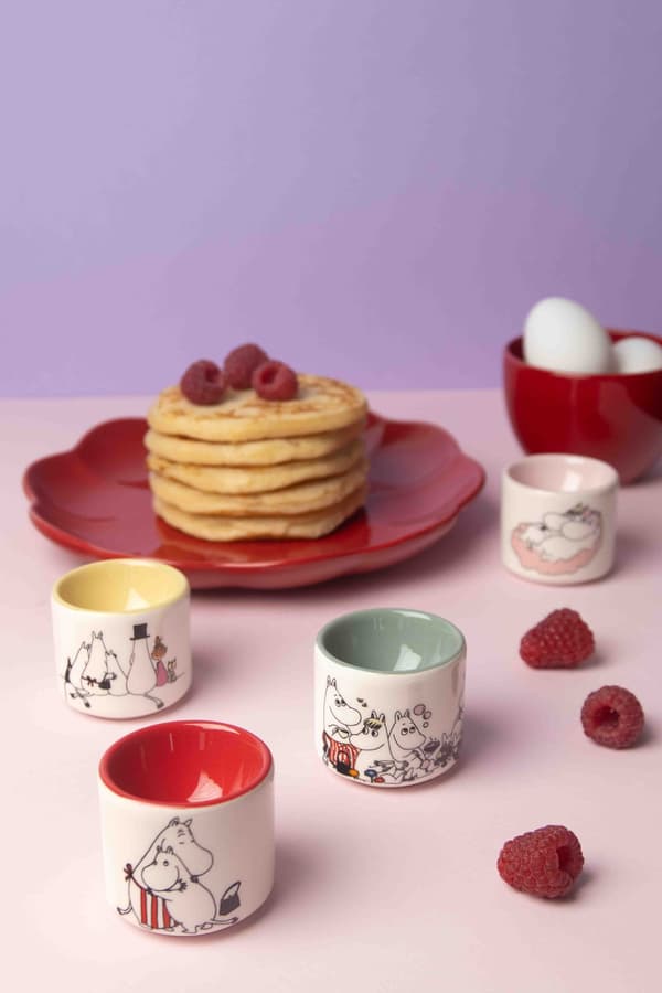 Eggkopper Mummi Kjærlighet 4 stk Farge multifärg multicolor