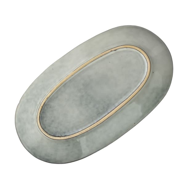 Serveringsfad Porcelæn Basic Nature 32x18x3 beige 1