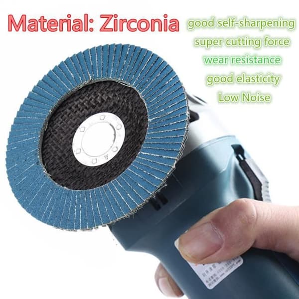 10 Pcs 125mm 80 Grit Sanding Discs Flap Disc Grinding Polishing Abrasive Tool Grinder [DB]