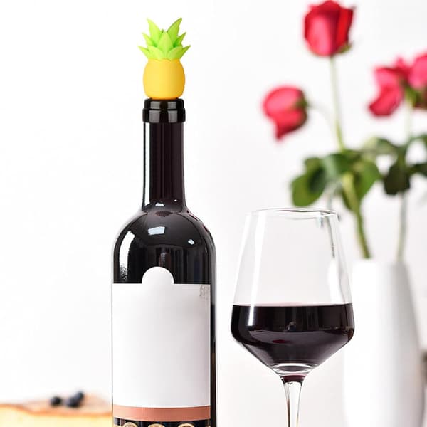 Vinflaskestopper ananasform holder frisk -
