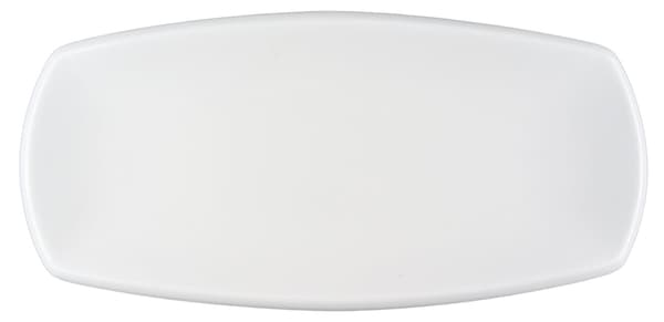 Rektangulær Porcelænstallerken - Oval - 6-pak Vit 3360