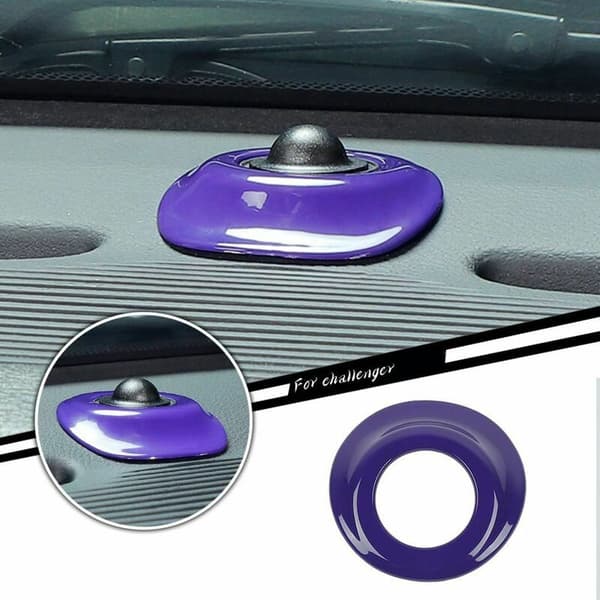 Bilsensorlist Trim Cover Interiør Tilbehør for 2015-2021 (Lilla)