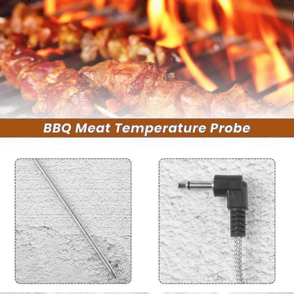 High Temperature Replacement Meat Thermometer for Pellet Grills and Smokers (2pcs)
