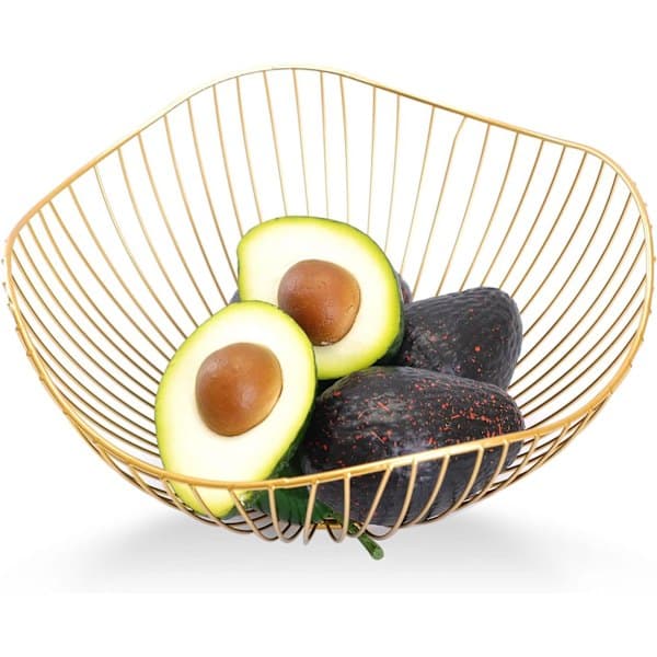 Fruktfat*lotusblad högt guld