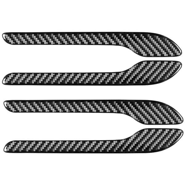Carbon Fiber Protective Door Handle Covers for Model 3 2019-2022
