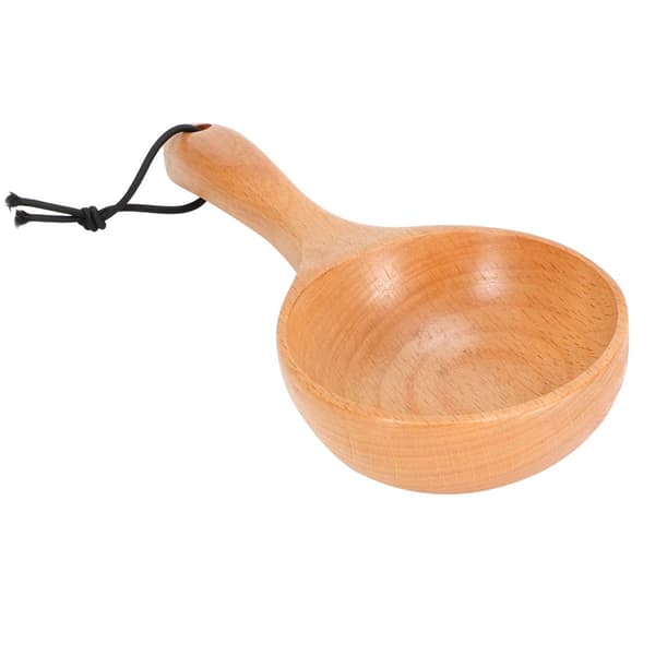 Träkryddsskopa, bestick, kaffe, te, mini saltsked KLB