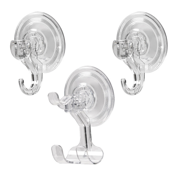 Double Hook - Powerful Suction Cup Hook Without Marks, Thicker