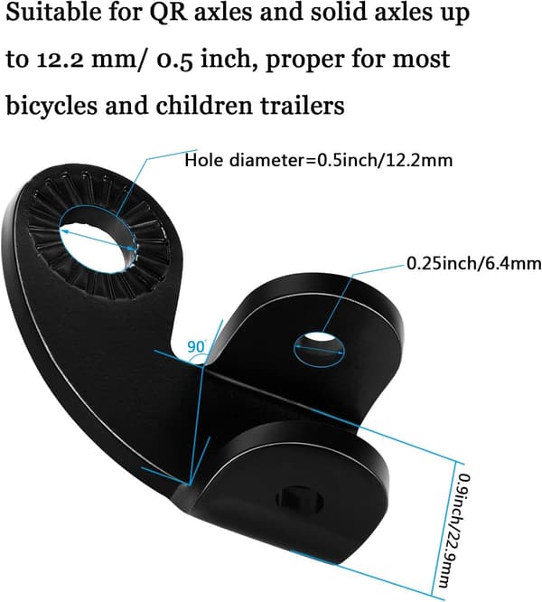 2 set cykelvagnskoppling, cykelkopplings tillbehör Ada