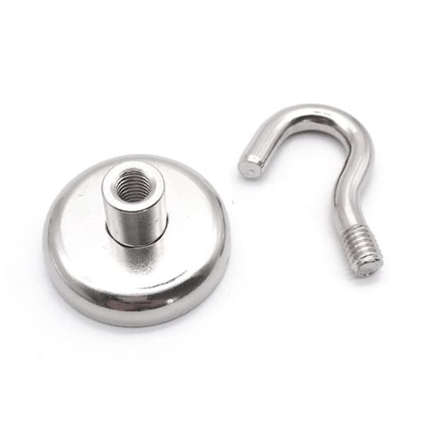4-pack magnetiska krokar, kraftiga, 90 lb starka magnetiska krokar för