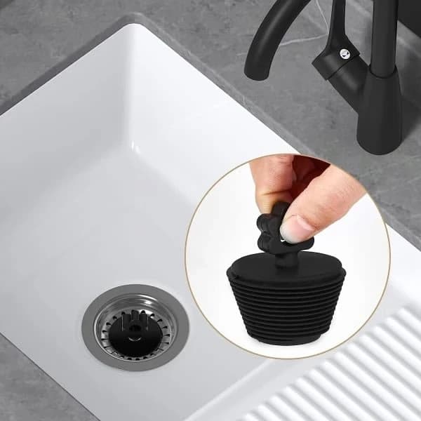 2-pak universal badekarsprop, silikone badekarsprop, badekarafløbsprop