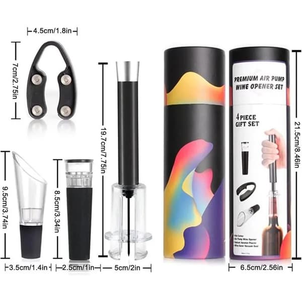 Air Pressure Bottle Opener Kit, Tool Set with Accessories