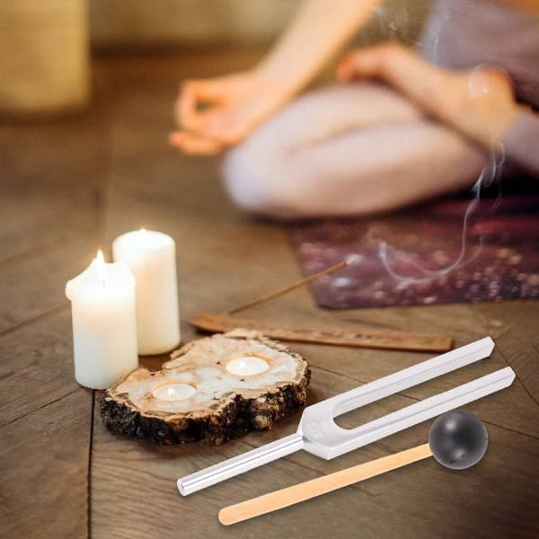 Tuning Fork 528c 528hz Tuning Tool with Hammer Set for Repair Healing Nervous System Testing Tuning Fork