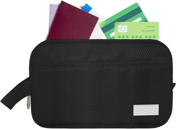 Golf Sling Bag bærbar ergonomisk lynlås-opbevaringstaske sort - Schwarz