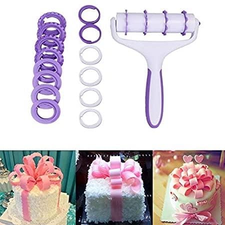 Fodant Ribbon Cutter Edging Trimmer Lila purple