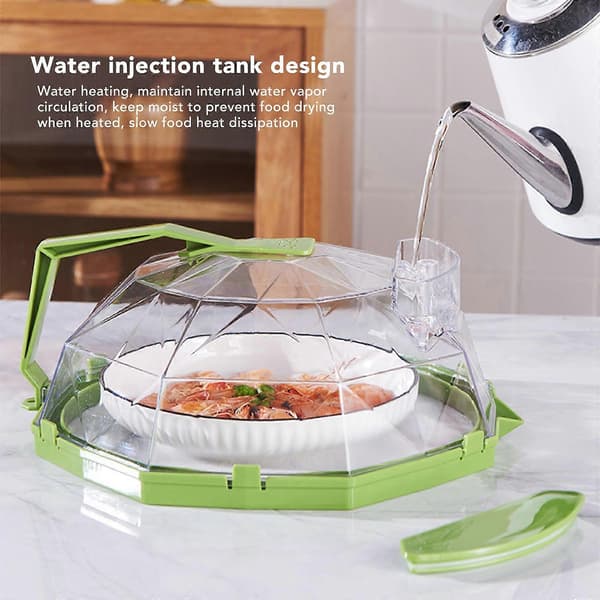 Microwave Cover PC Food Splash Guard With Extended Handle