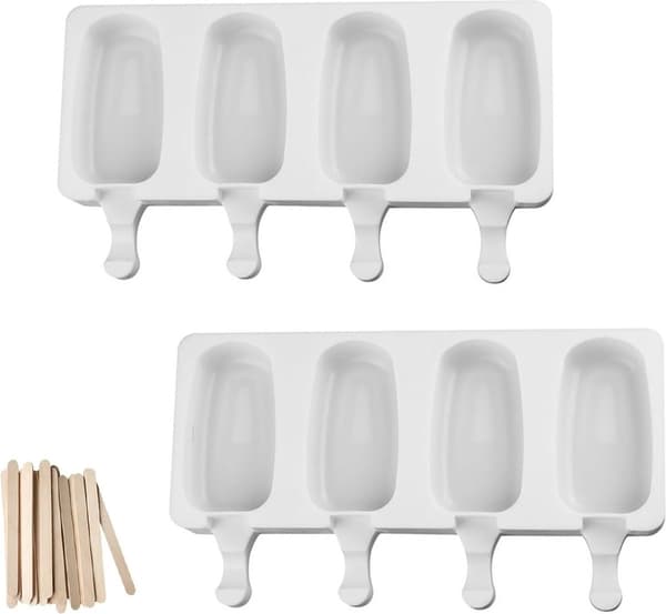 Isform - BPA-fri - 2-pak - Silikoneisbitsform - Isforme - Isforme - Isfremstilling - Ispinde