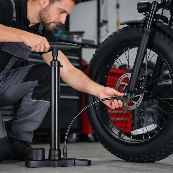 Manuel luftpumpe med tidsstyring -