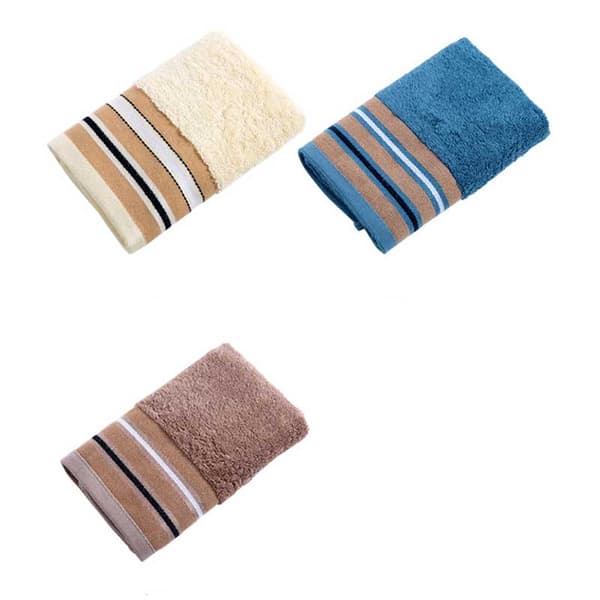 33,5*72,5cm Bamboo Fiber Quick-Drying Towel Soft Microfiber Absorbent Beach Bath Towel Kitchen Clean Solid Color Beige Beige